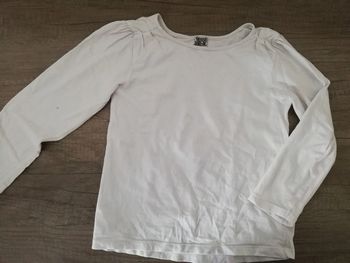 T Shirt blanc 5 ans Tape à l'oeil #Fille5ans