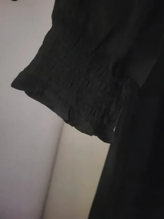 Robe voile noire mi longue - photo numéro 5
