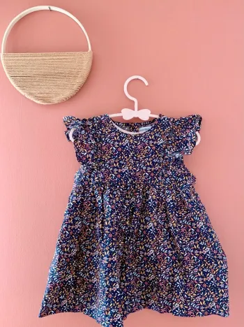 Petit robe fille - imprimer fleuri- 2 ans- vertbaudet