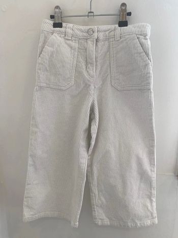 Pantalon évasé blanc