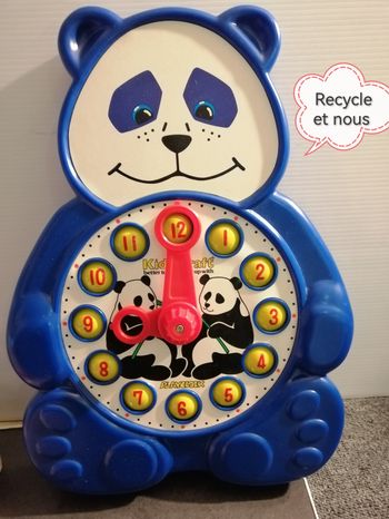 Horloge d apprentissage panda