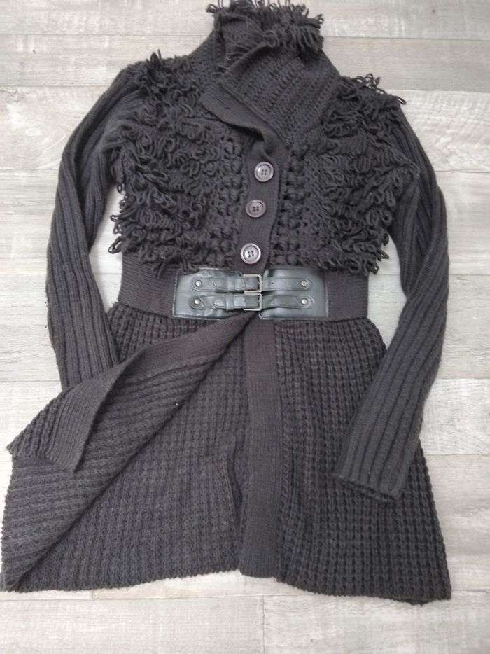 Veste longue cintrée chaude taille S/M - photo numéro 4