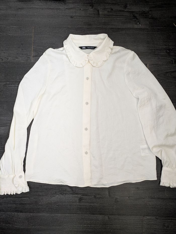 Chemisier satin zara