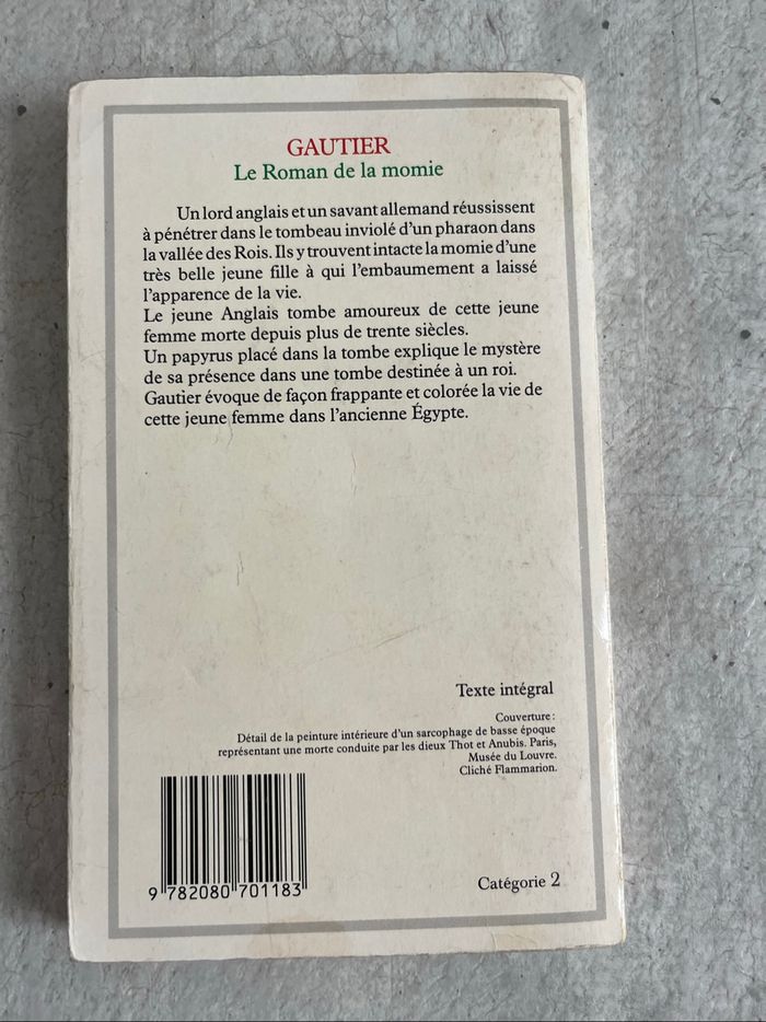Le roman de la momie de Gautier - photo numéro 2