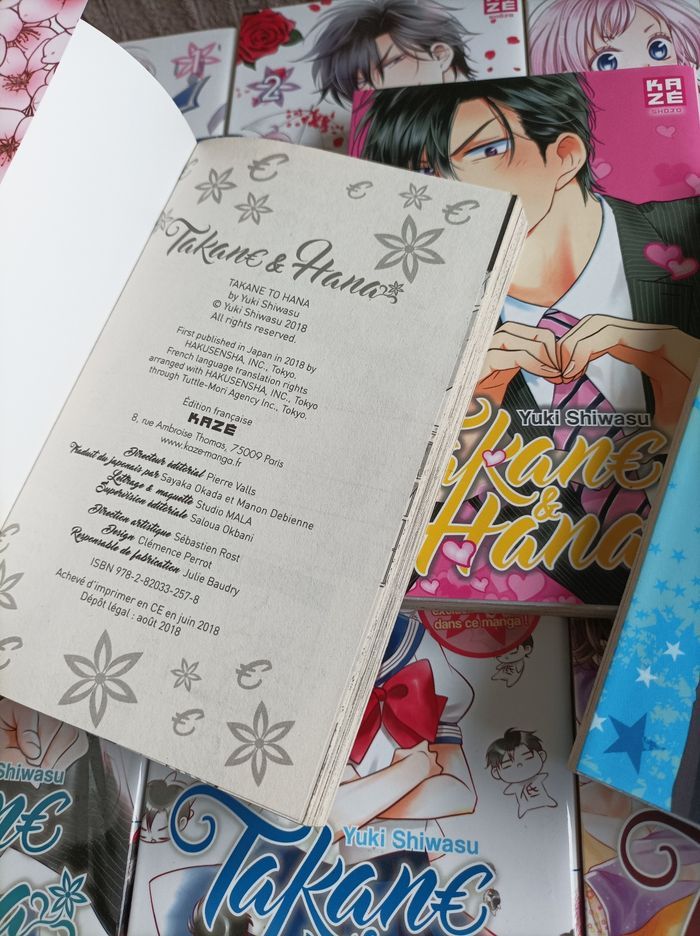 Lot de 13 mangas Takane et Hana numéro 1 à 13 Kaze - photo numéro 4