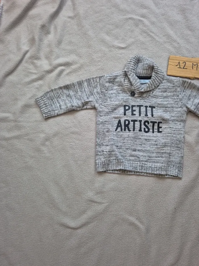 Pull bébé garçon 12 mois gemo - photo numéro 2