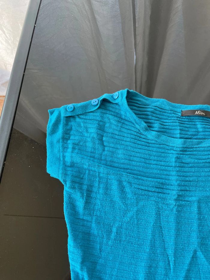 Robe bleue canard de chez mim en taille 36 - photo numéro 8
