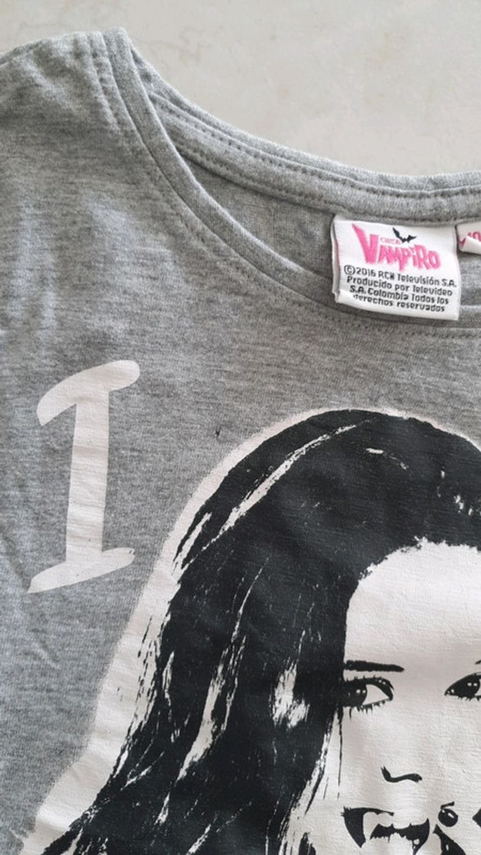 T-shirt ML fille Chica vampiro 10 ans ch7 - photo numéro 4