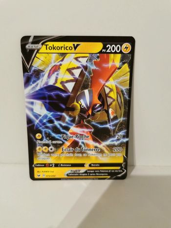 Carte Pokémon Tokorico V 072/202