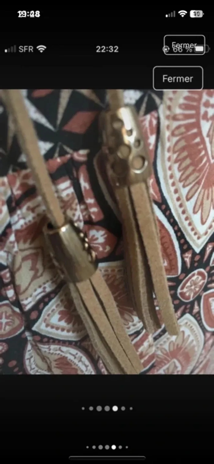Superbe robe d’été lacet en daim en 40 de marque Armand Thiery en excellent état - photo numéro 3