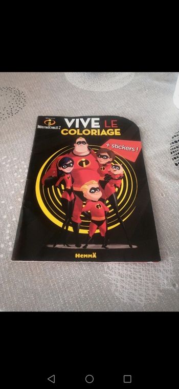 Livre coloriage les indestructibles 2
