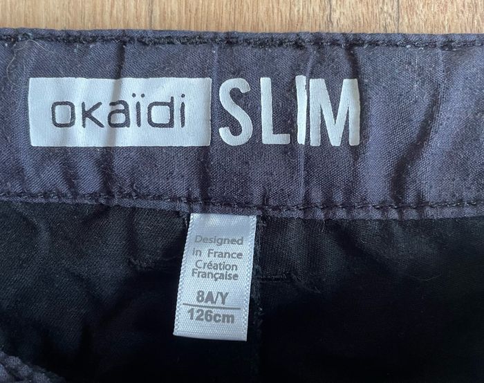 Pantalon noir slim 8 ans - photo numéro 2