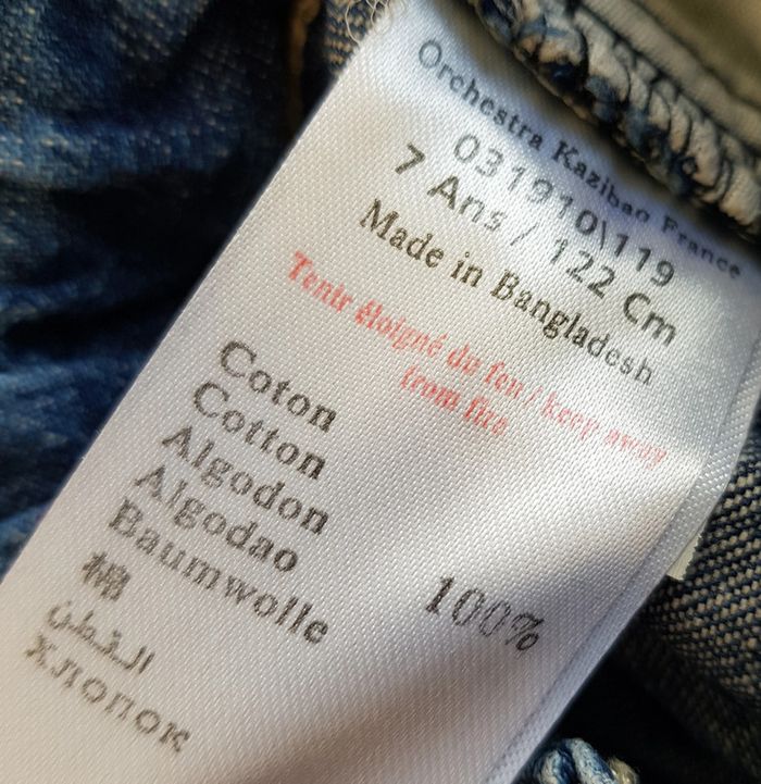 Short en jean bleu Orchestra taille 7 ans - photo numéro 4