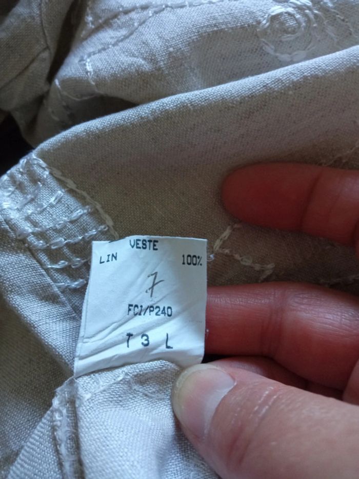 Veste en lin T3 faust - photo numéro 6
