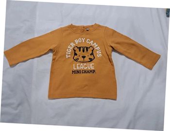 T- Shirt doublé moutarde Tiger Boy Campus