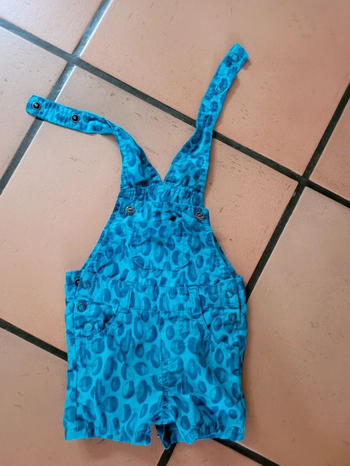 Salopette short tbe 3 mois