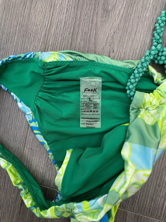 Bas de maillot neuf F**k taille L - photo numéro 2