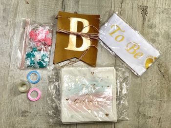 Décoration kit pour gender reveal babyshower