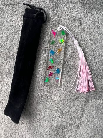 Petit marque page - vacances - voyage - palmier - cactus - flamant rose