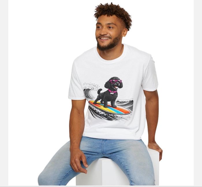 TEE shirt teckel surf tropique taille M neuf - photo numéro 8