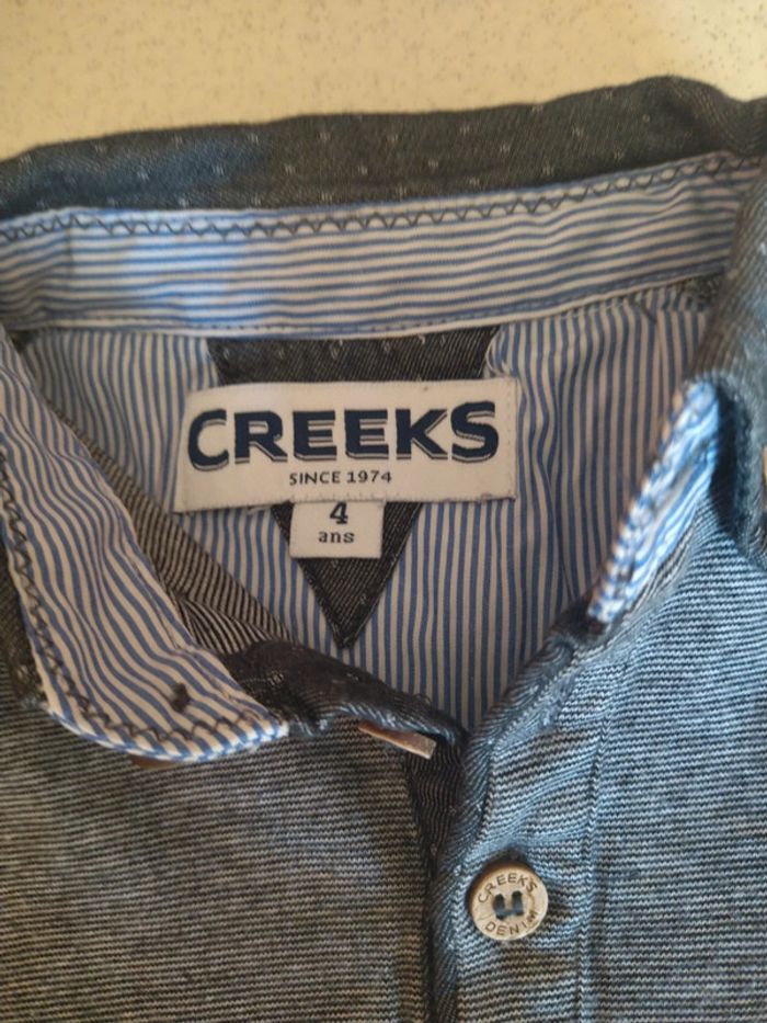 Polo manches longues Creeks T 4 ans - photo numéro 2