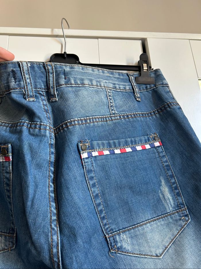 Pantacourt bleu en jean Truerise Tailles 44-46 - photo numéro 8