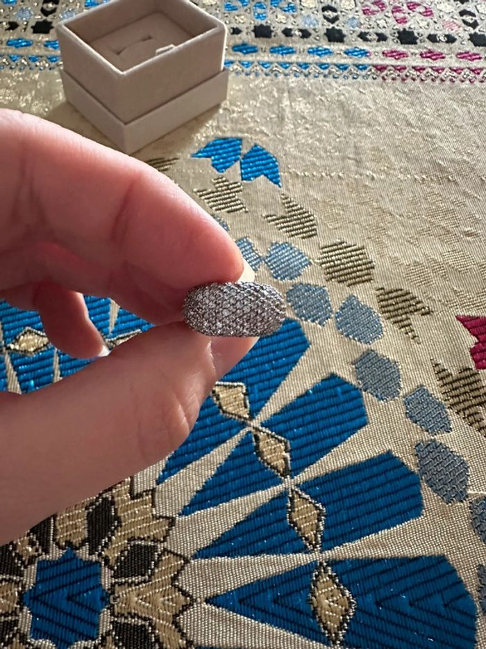 Bague en argent 925/1000ème taille 52 - photo numéro 3