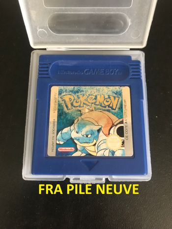 Pokemon Version Bleu Game boy Authentique 🔋 Pile neuve 🔋
