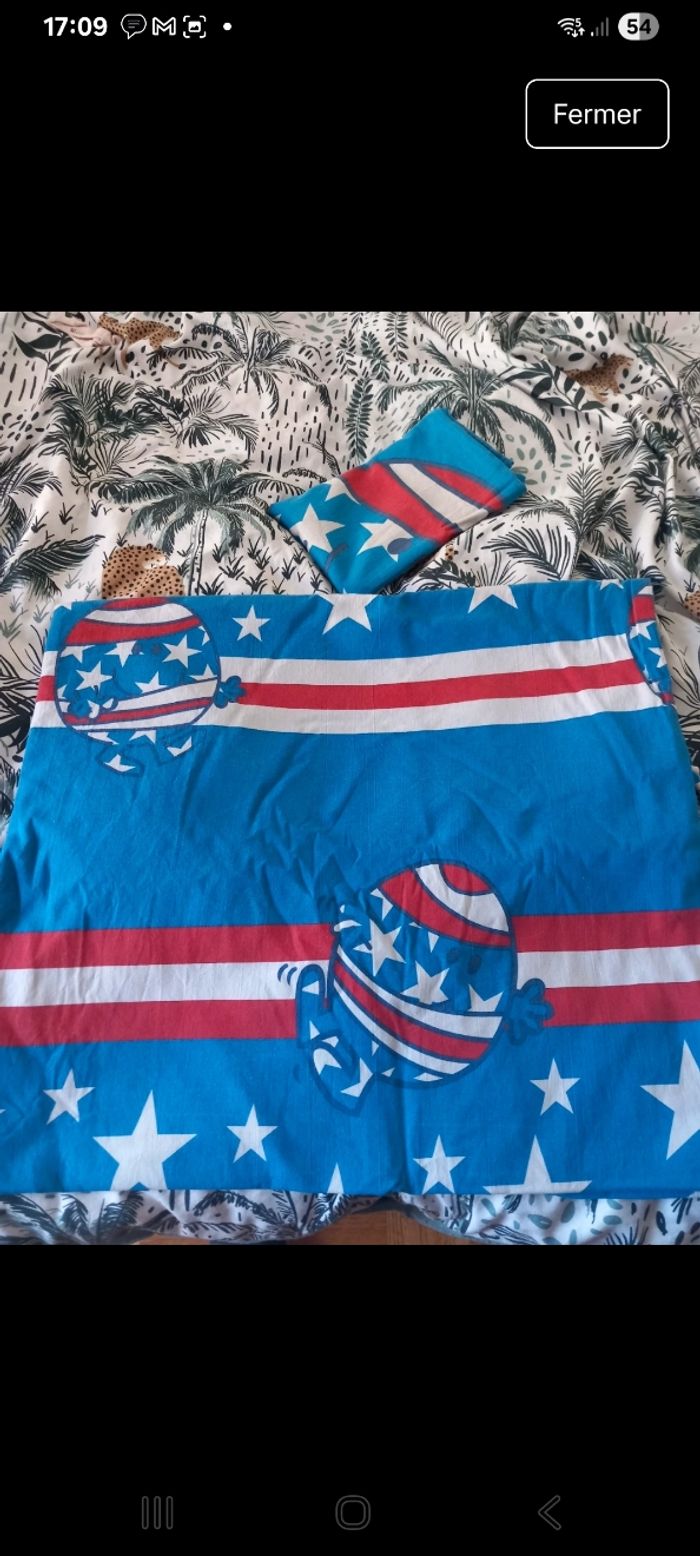 Parure de lits 1 personnes 140x200