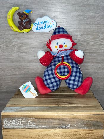 COR180 doudou clown 🤡 corolle et JACADI