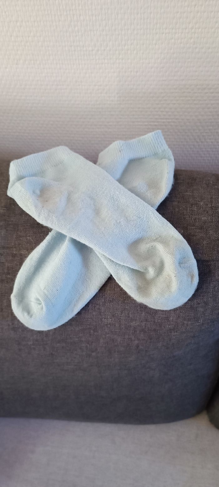 Chaussettes bleue pâle - photo numéro 2