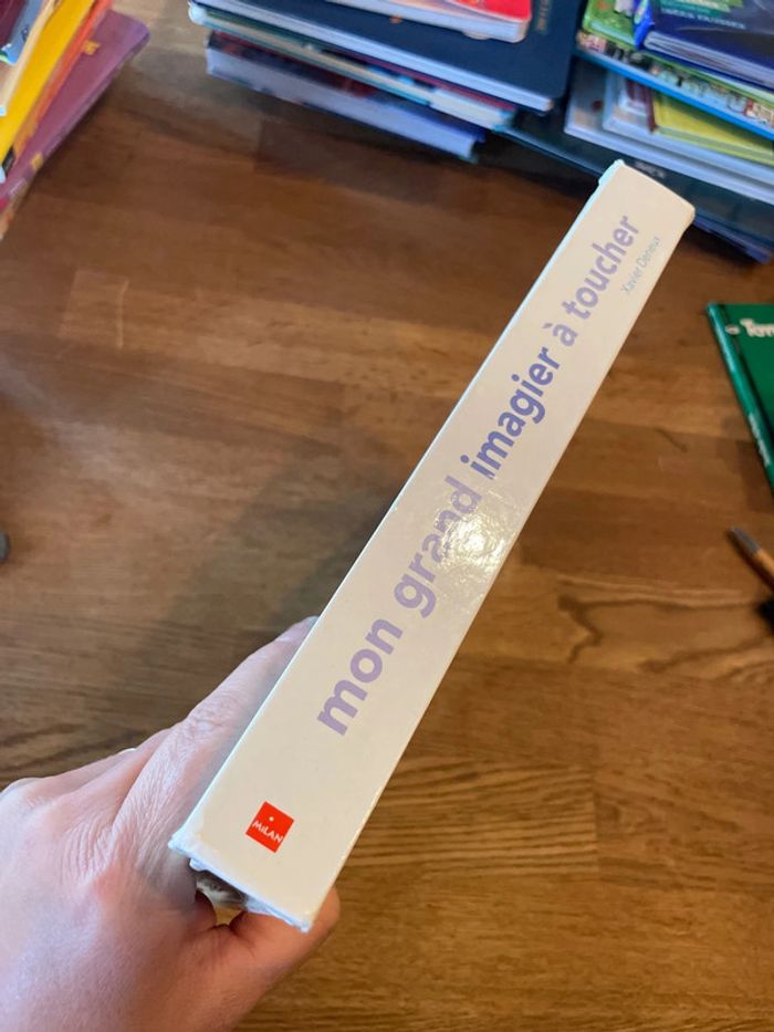 Livre cartonné à toucher Mon grand imagier à toucher - photo numéro 2