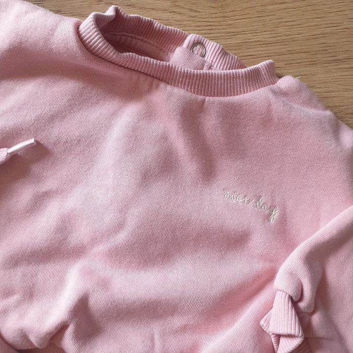 🩷 Ensemble sweat et bas de jogging 1 mois Kiabi #emyfleury_1moisfille - photo numéro 3