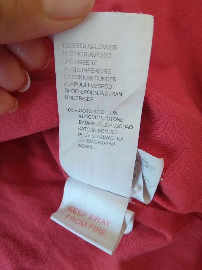 Robe rouge manches marinière 12 mois - photo numéro 9