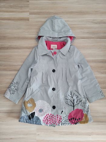 Manteau ciré, fille taille 6-7 ans, marque Catimini 