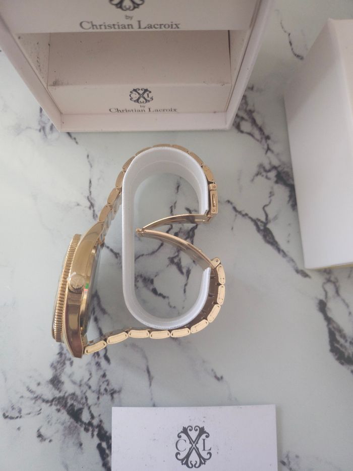 Montre acier inoxydable dore - photo numéro 4