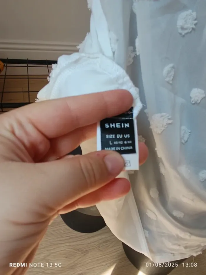 Magnifique débardeur blanc shein taille L neuf - photo numéro 5