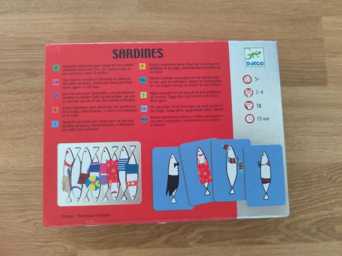 Jeu de société Les Sardines Djeco , complet , très bon état - photo numéro 4