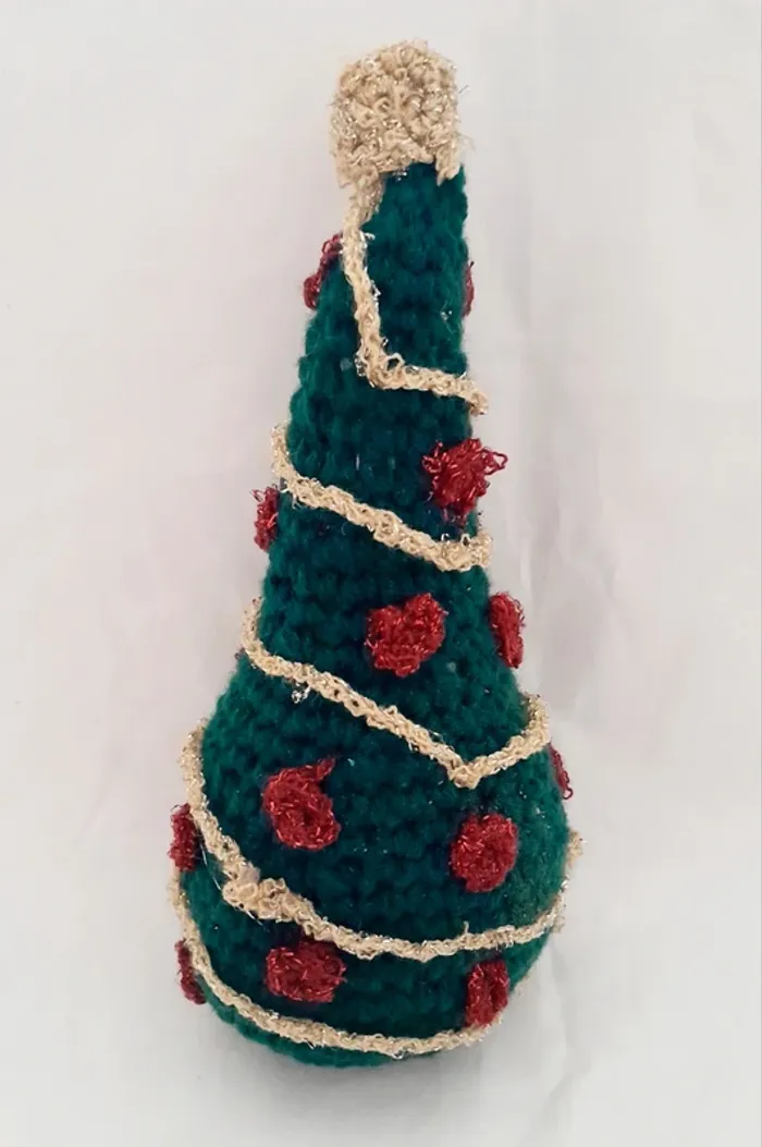 Décoration de Noël Sapin fait main au crochet