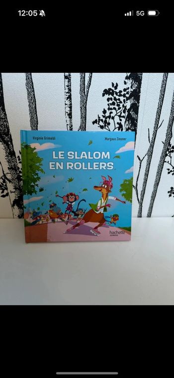 Livre McDo Le slalom en rollers