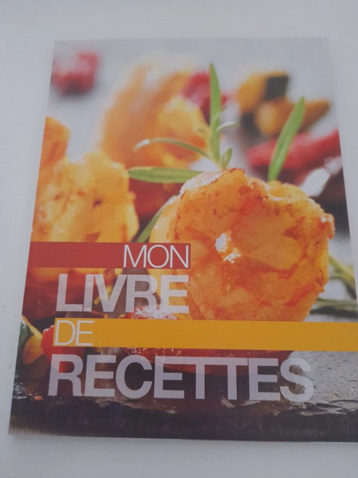 Mon livre de recettes