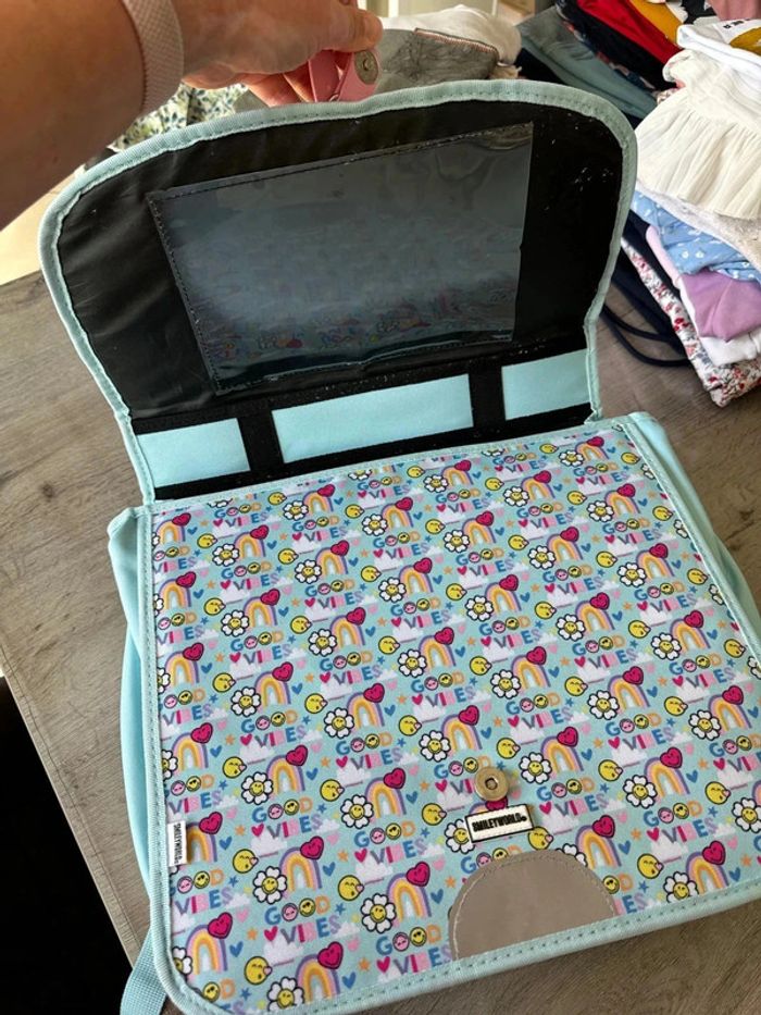 Cartable sac d'école happy girls smiley world - photo numéro 5