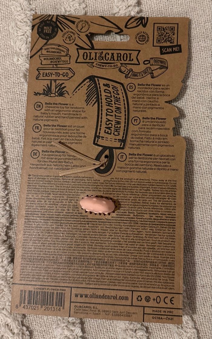 🌼 Jouet de dentition Oli & Carol – Bella the Flower 🌼 - photo numéro 2