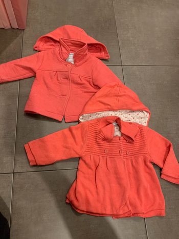 Lot 2 vestes mi saison 12 mois