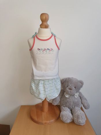 Ensemble debardeur et short 12 mois Sergent Major