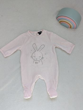 Pyjama en velours rose