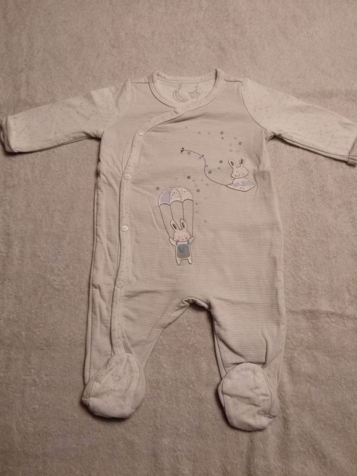Pyjamas grenouillère Sergent Major 3 mois (réf perso C36)(familleac72)