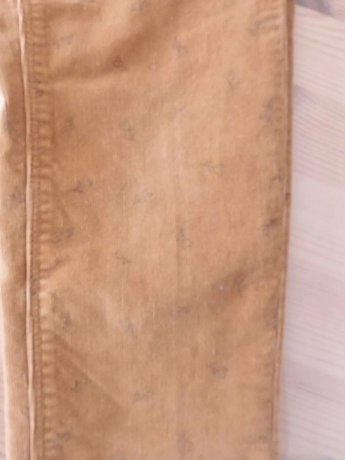 Pantalon en velours camel - photo numéro 2