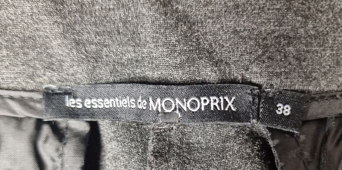 Pantalon droit Monoprix – 38 – Gris – État : Très bon - photo numéro 10