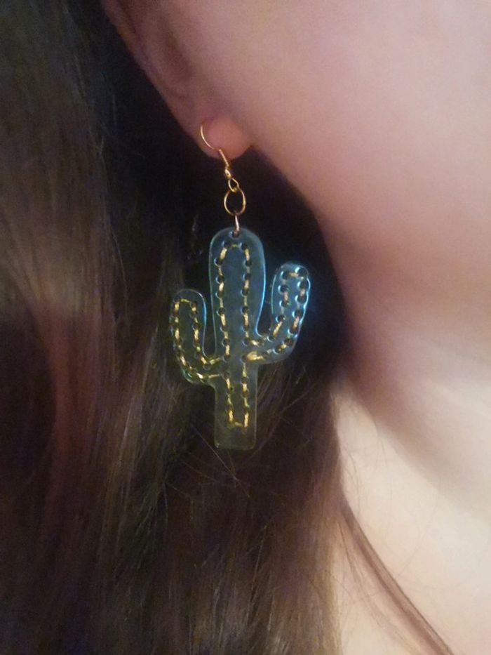 Paire de boucles d'oreilles "Nopal" - photo numéro 2